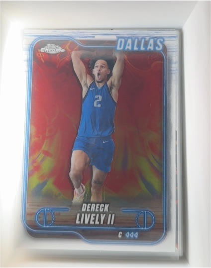2024-25 Topps Chrome #114 Dereck Lively II — front