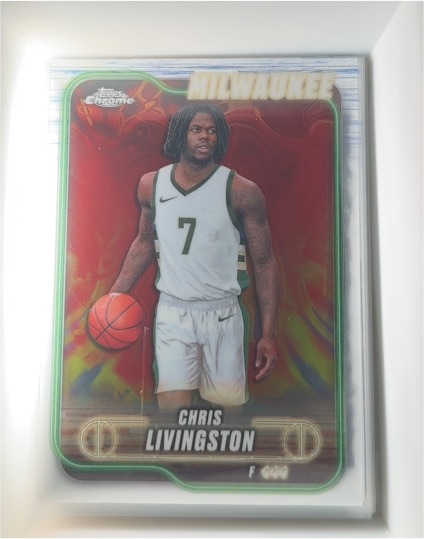 2024-25 Topps Chrome #70 Chris Livingston — front