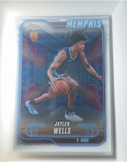 2024-25 Topps Chrome #185 Jaylen Wells — front