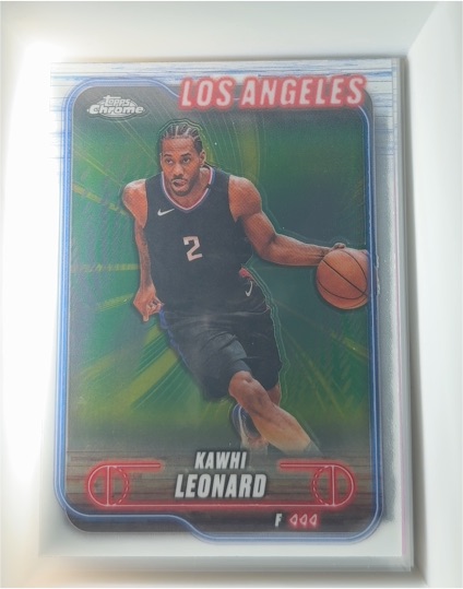 2024-25 Topps Chrome #120 Kawhi Leonard — front