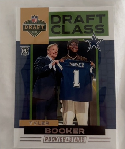 2025 Panini Rookies & Stars #1 Tyler Booker Draft Class — front