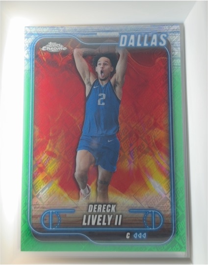 2024-25 Topps Chrome #114 Dereck Lively II — front