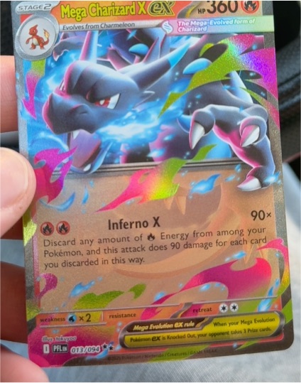 2025 Pokémon TCG #013 Mega Charizard X ex — front