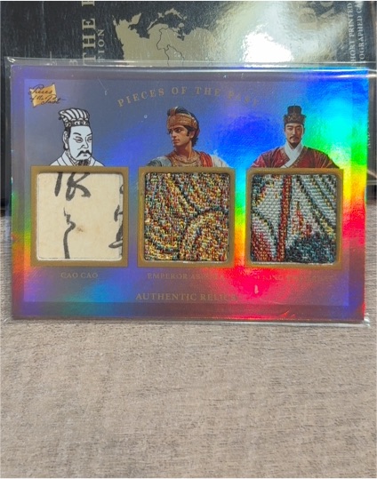 2024 Pieces of the Past Asia Edition Triple Relic Cao Cao Emperor Akbar King Sejong — front