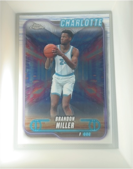 2024-25 Topps Chrome #61 Brandon Miller — front
