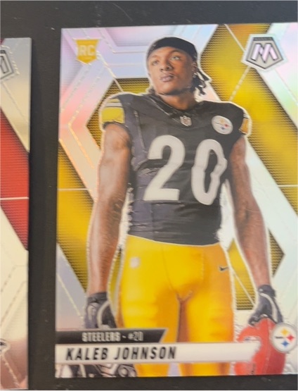 2025 Panini Mosaic #289 Kaleb Johnson — front
