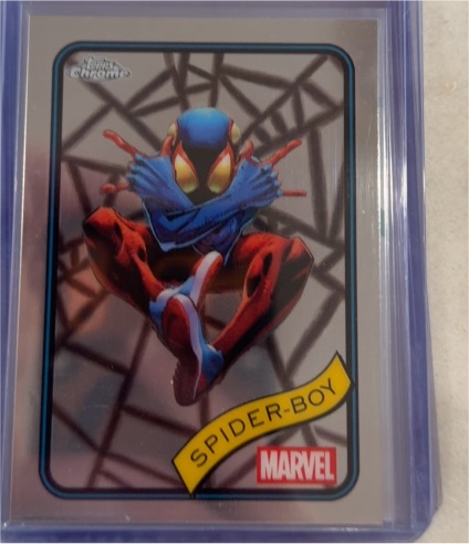 2025 Topps Chrome Marvel #57 Spider-Boy — front