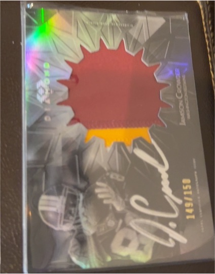 2015 Topps Diamond Rookie Jumbo Patch Autograph #RAJP-IC Isaac Curtis — front