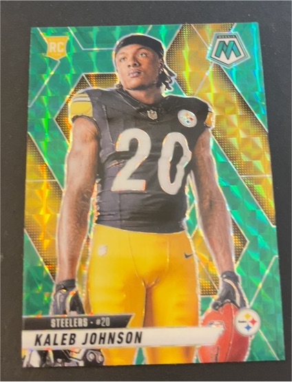2025 Panini Mosaic #289 Kaleb Johnson — front