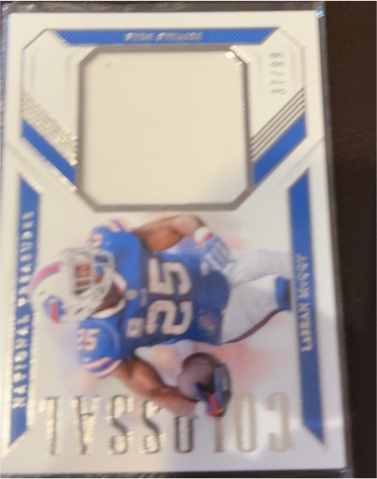 2018 Panini National Treasures Colossal Materials LeSean McCoy #CM-LM — front