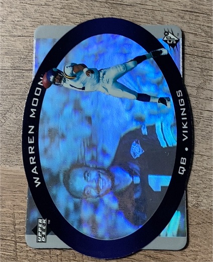 1996 Upper Deck SPx #25 Warren Moon — front