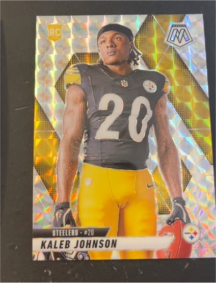 2025 Panini Mosaic #289 Kaleb Johnson — front
