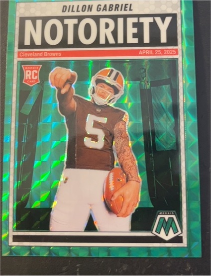 2025 Panini Mosaic #19 Dillon Gabriel Notoriety — front