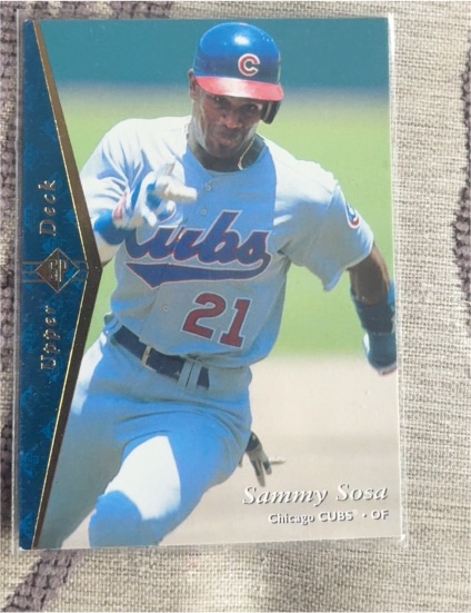 1995 Upper Deck SP #35 Sammy Sosa — front