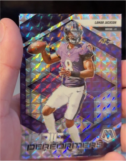2025 Panini Mosaic #3 Lamar Jackson — front