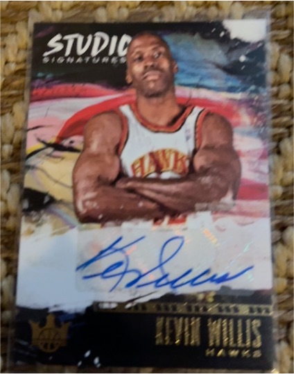 2018 Panini Court Kings Studio Signatures #ST-KSW Kevin Willis — front