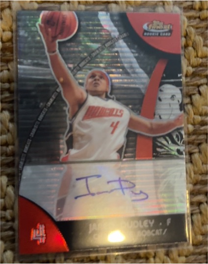 2007-08 Topps Finest #67 Jared Dudley Rookie Autographs Refractors — front