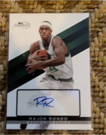 2008-09 Topps Signature #TS-RR Rajon Rondo — front