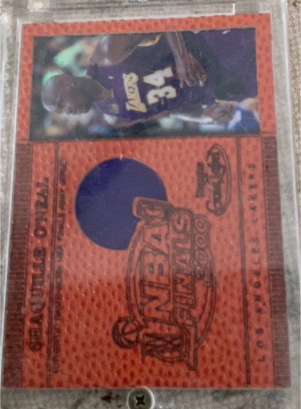2000 Topps Gold Label NBA Finals #TT1H Shaquille O'Neal — front
