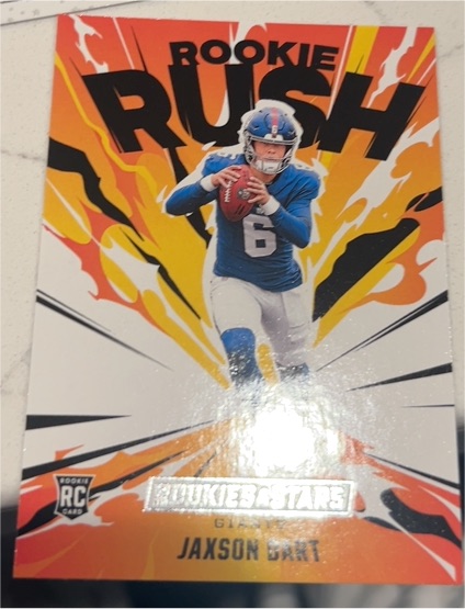 2025 Panini Rookies & Stars Rookie Rush #6 Jaxson Dart — front