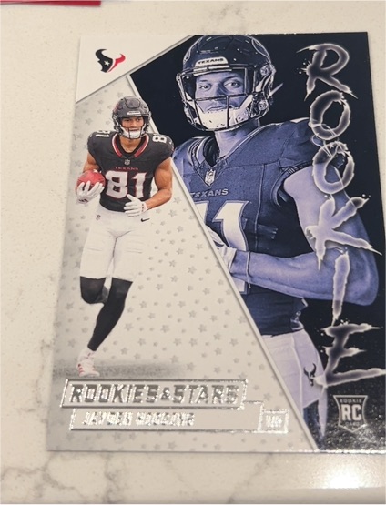 2025 Panini Rookies & Stars Rookie Jayden Higgins #RC Houston Texans — front
