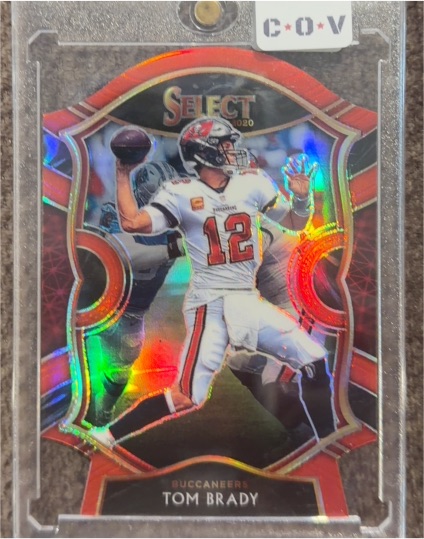2020 Panini Select Concourse Die-Cut #1 Tom Brady — front