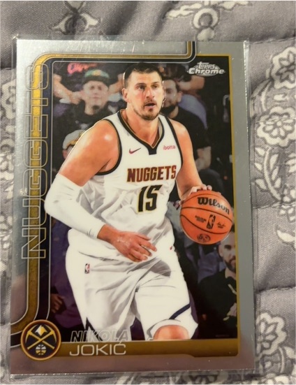 2025-26 Topps Chrome #25 Nikola Jokić — front