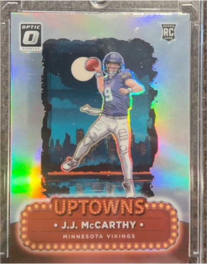 2024 Panini Donruss Optic #10 J.J. McCarthy Uptowns — front