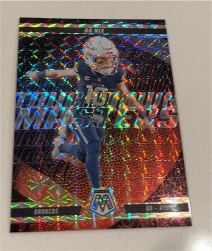 2025 Panini Mosaic Touchdown Masters #Bo Nix Broncos — front