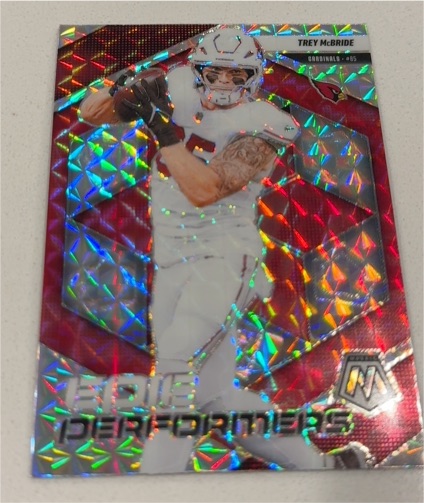 2025 Panini Mosaic Epic Performers #10 Trey McBride — front