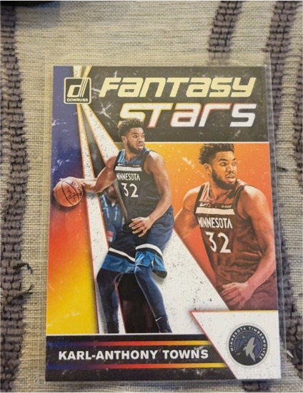 2019-20 Donruss Fantasy Stars #3 Karl-Anthony Towns — front