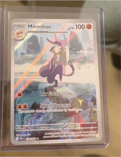 2025 Pokémon SV: White Flare #134 Mienshao Illustration Rare — front