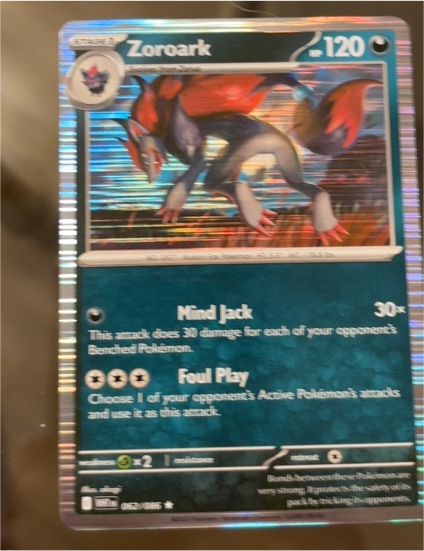 2025 Pokémon SV: White Flare #062 Zoroark — front