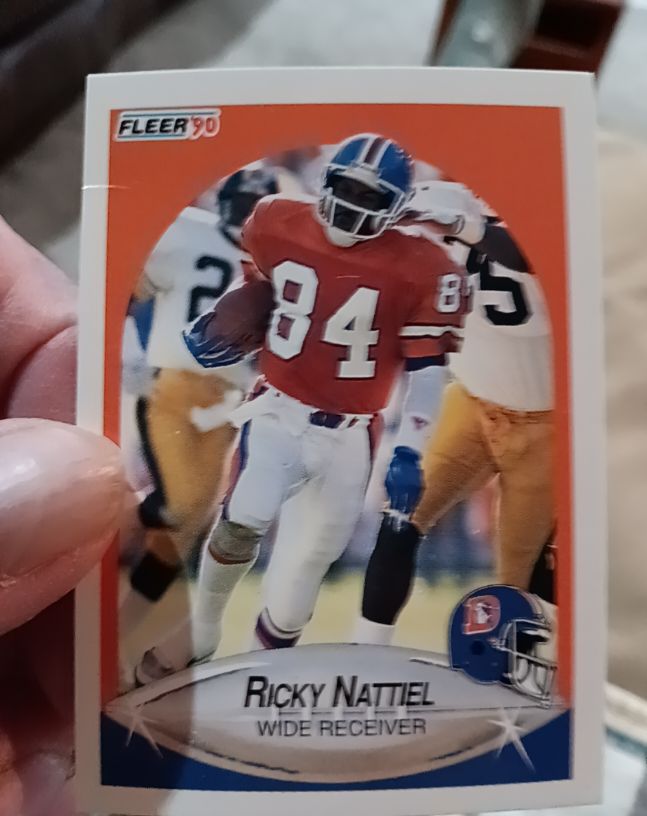 1990 Fleer #84 Ricky Nattiel — front