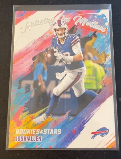 2025 Panini Rookies & Stars #3 Josh Allen Artistry in Motion — front