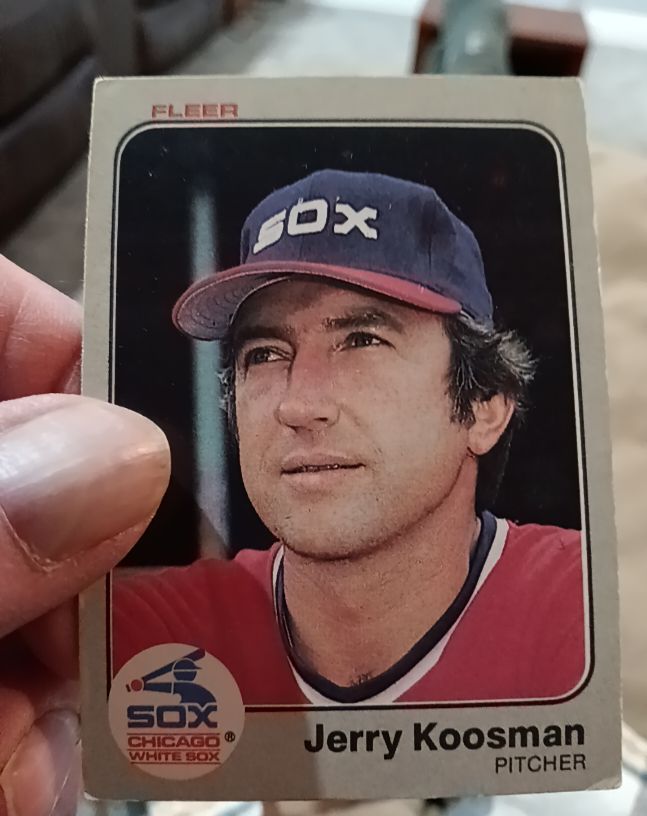 1983 Fleer #242 Jerry Koosman Chicago White Sox — front