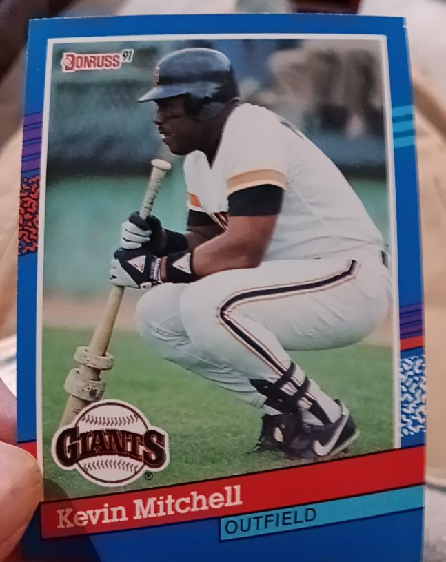 1991 Donruss #255 Kevin Mitchell — front