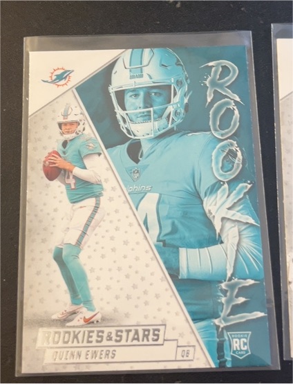 2025 Panini Rookies & Stars #18 Quinn Ewers Rookie Exclusive — front