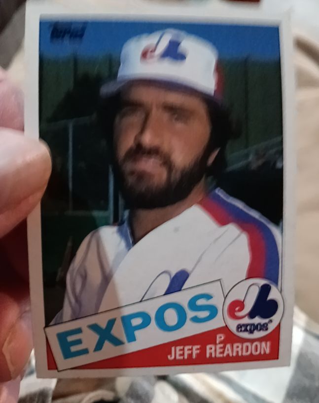 1985 Topps #375 Jeff Reardon — front