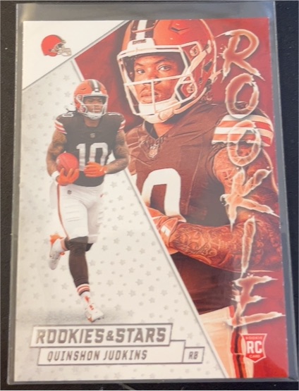 2025 Panini Rookies & Stars #19 Quinshon Judkins Rookie Exclusive — front