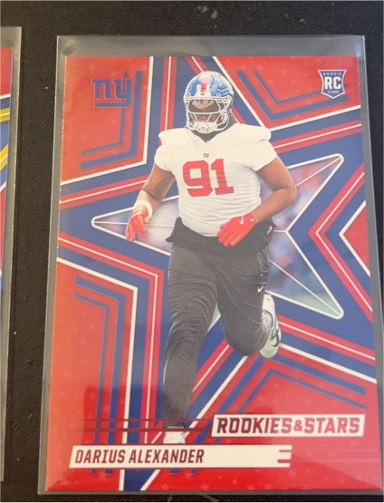 2024 Panini Rookies & Stars #Darius Alexander Rookie Card — front