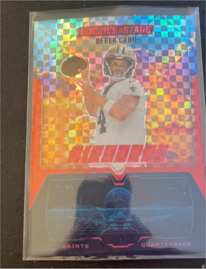 2025 Panini Rookies & Stars Airborne #16 Derek Carr — front