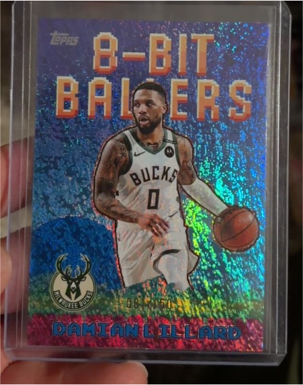 2025-26 Topps #8B-8 Damian Lillard 8-Bit Ballers — front