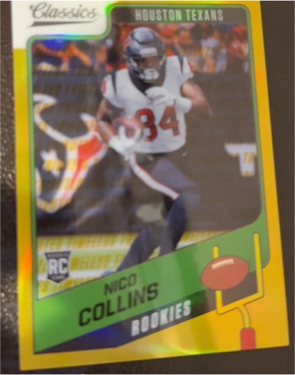 2021 Panini Classics #180 Nico Collins — front