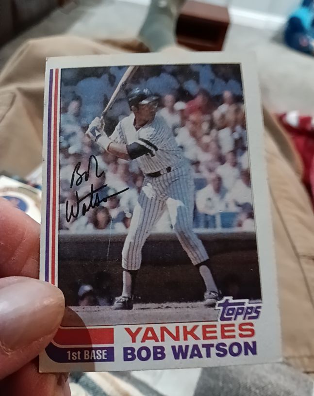 1982 Topps #275 Bob Watson — front