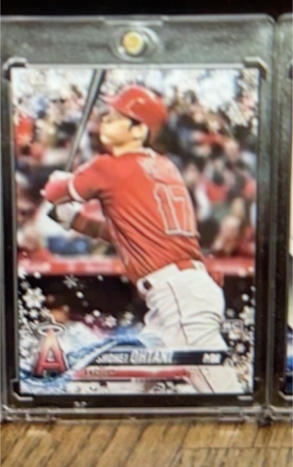 2018 Topps Holiday #HMW17 Shohei Ohtani — front