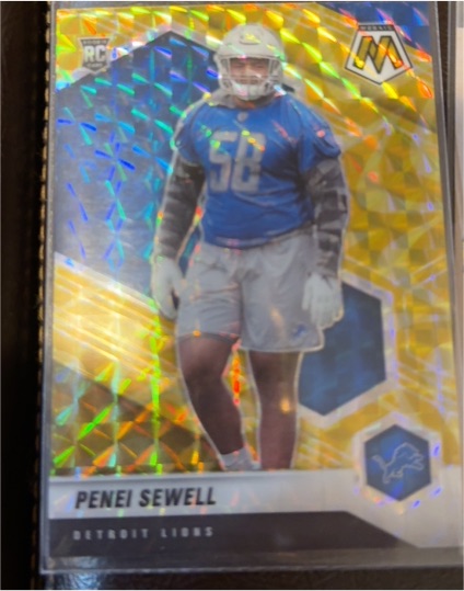 2021 Panini Mosaic #370 Penei Sewell — front