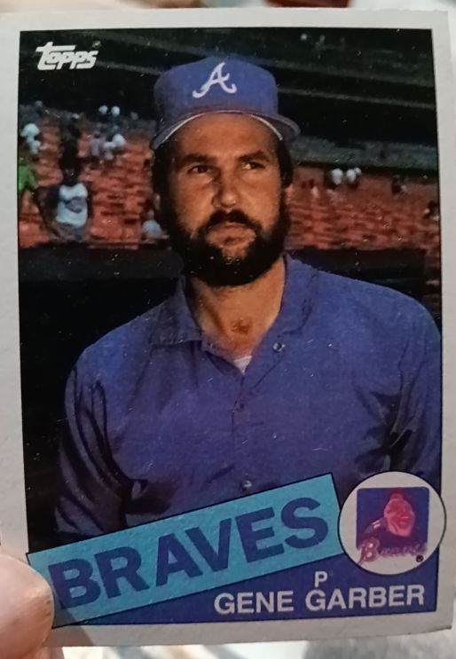 1985 Topps #129 Gene Garber — front