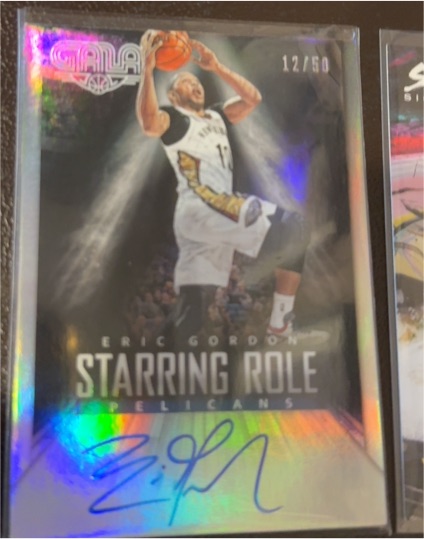 2014-15 Panini Gala #22 Eric Gordon Starring Role Signatures — front