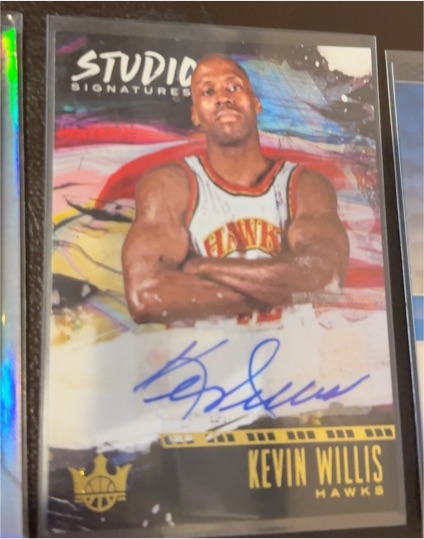 2018 Panini Court Kings Studio Signatures Kevin Willis — front